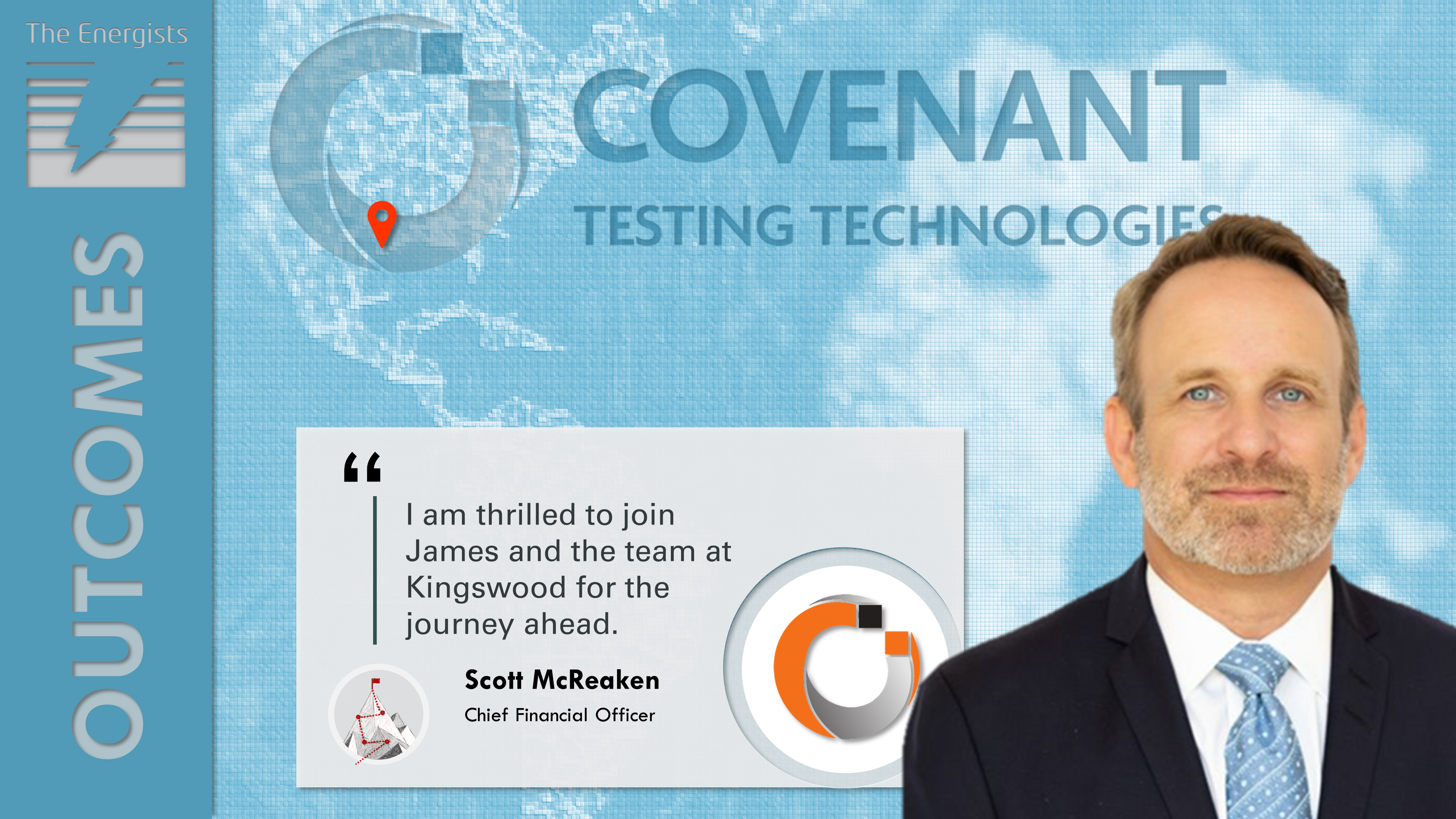The Energists Recruits CFO for Covenant Testing Technologies